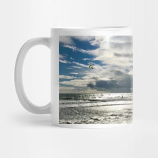 Kite Surfing on a Windy Day Mug